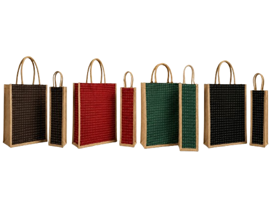 Premium Eco-Friendly Jute Tote Bag with Designer Print | Reusable Shopping & Gift Bag | Durable Rope Handle Handbag